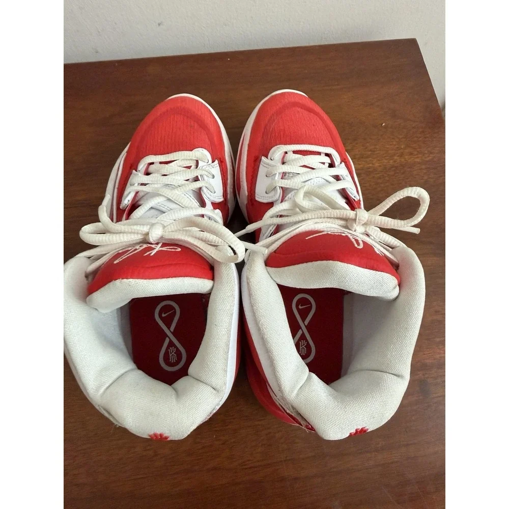 Nike Boys Kyrie Infinity TB University Red Lace Up Size 4.5